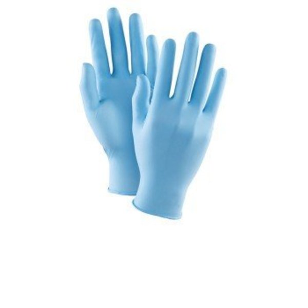 Pip Disposable Gloves, 5 mil Tips/4 mil Palm Palm, L, 100 PK, Blue GLV103-L